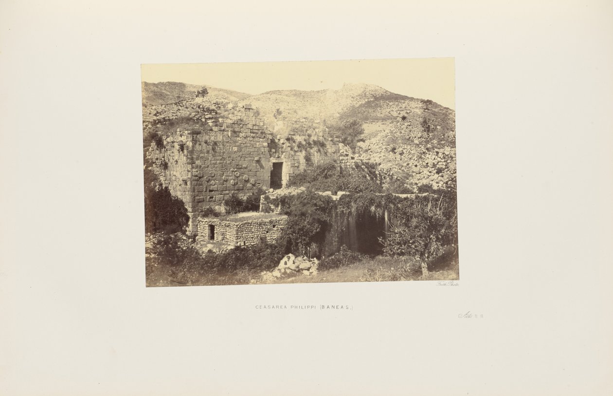 Ceasarea [sic] Philippi (Baneas) de Francis Frith