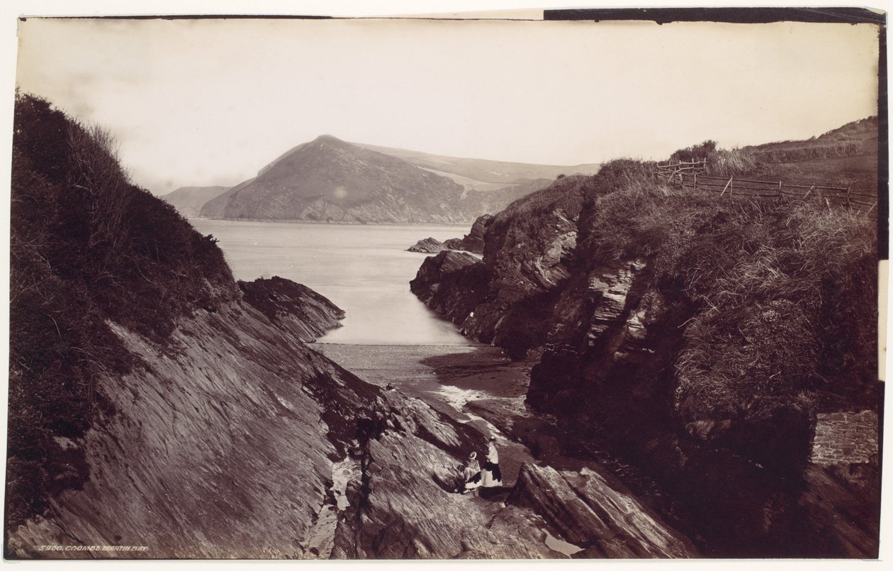 Baía de Coombe Martin de Francis Frith