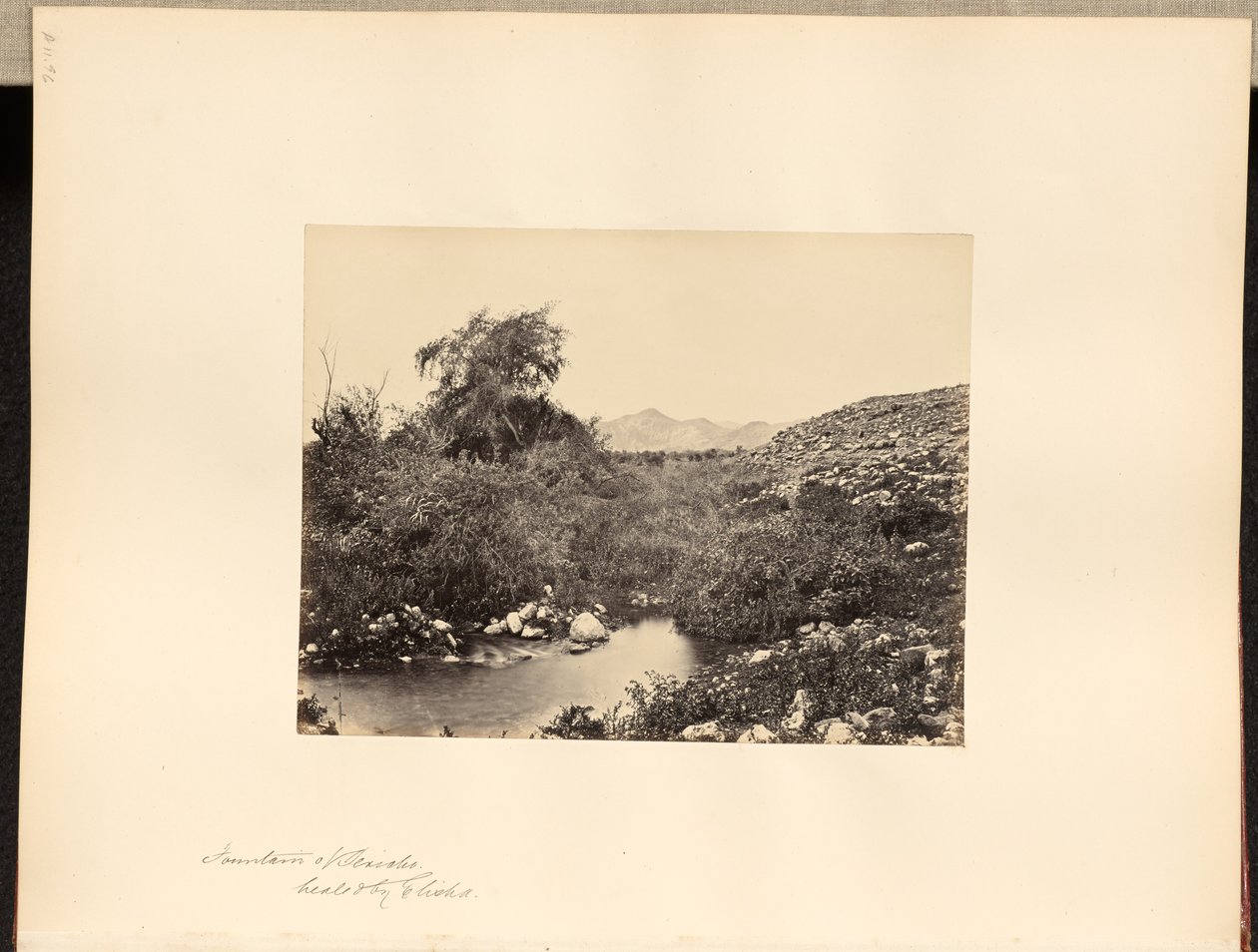 Fonte de Jericó, curada por Eliseu de Francis Frith