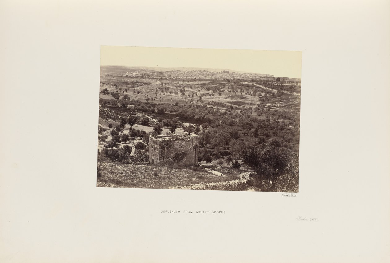 Jerusalém a partir do Monte Scopus de Francis Frith