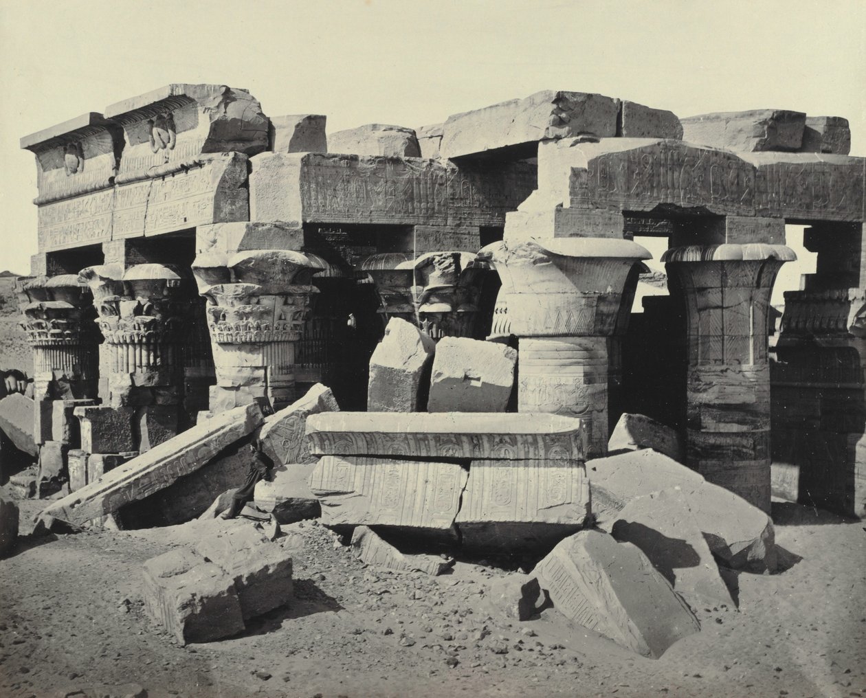Kom Ombo, c. 1858. de Francis Frith
