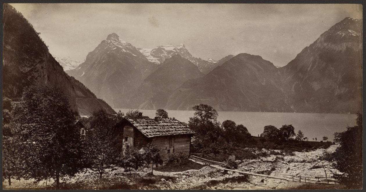 Lago dos Quatro Cantões de Francis Frith
