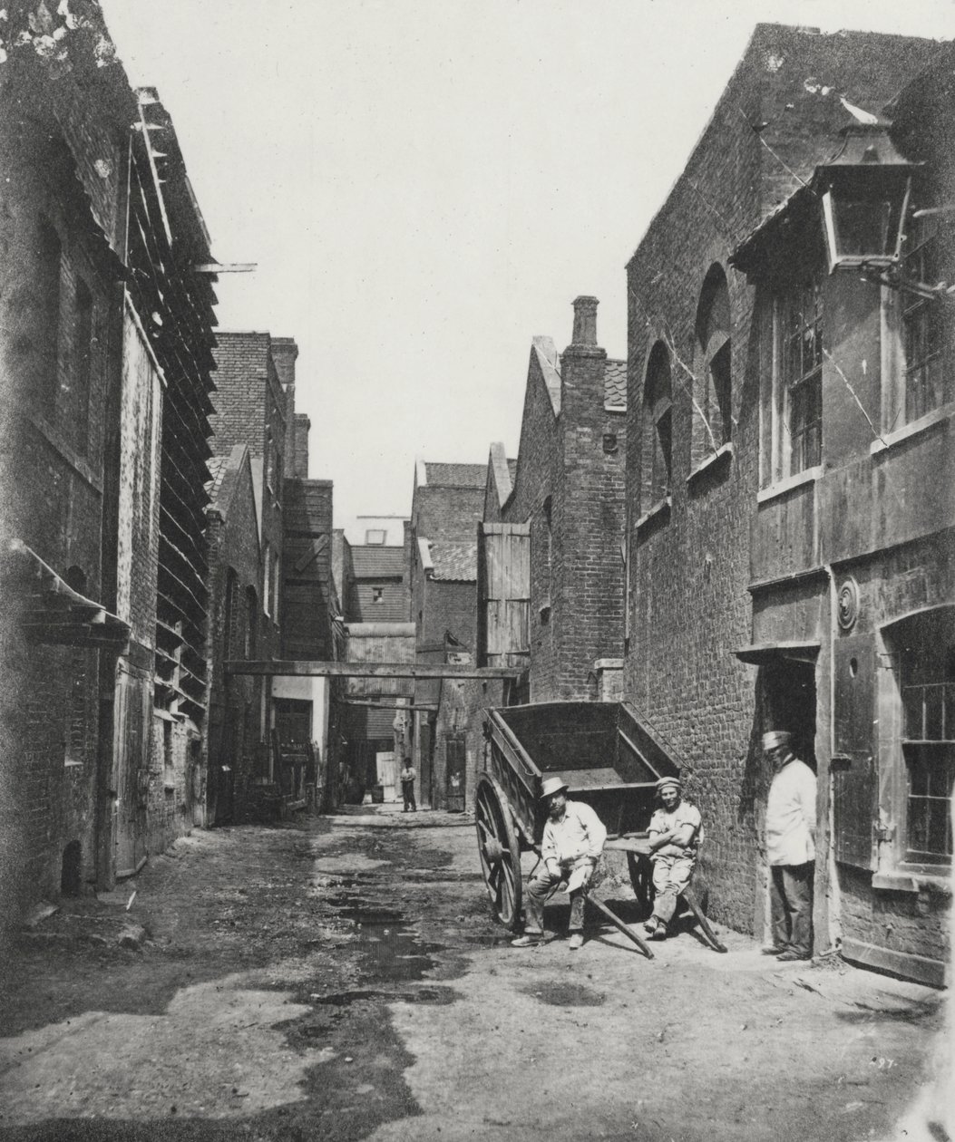 Lower Fore Street, Lambeth, cerca de 1860 de Francis Frith