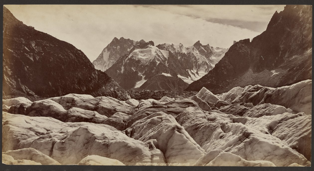 Mar de Gelo, Monte Branco de Francis Frith