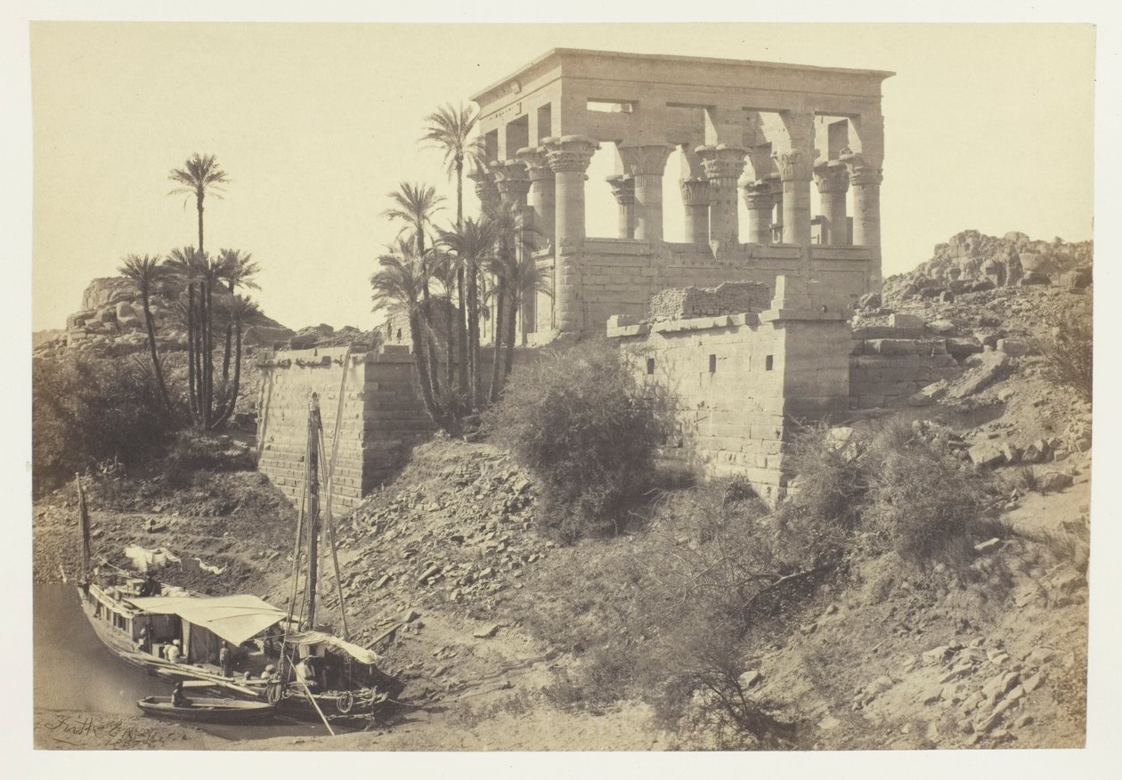 Leito do Faraó, Ilha de Filæ de Francis Frith