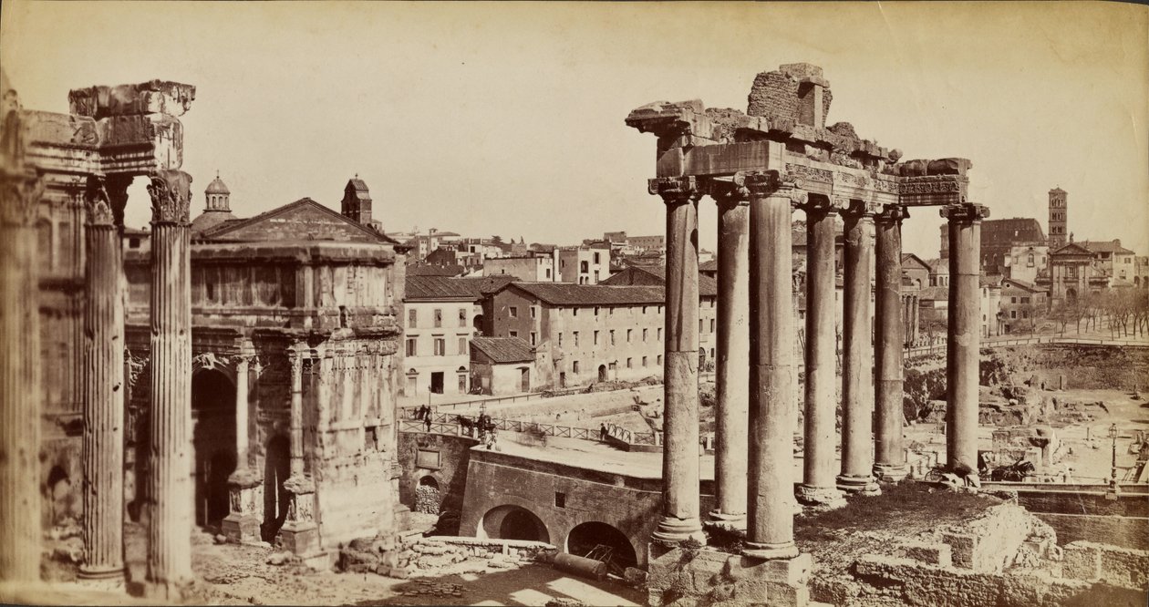 Roma, o Fórum de Francis Frith