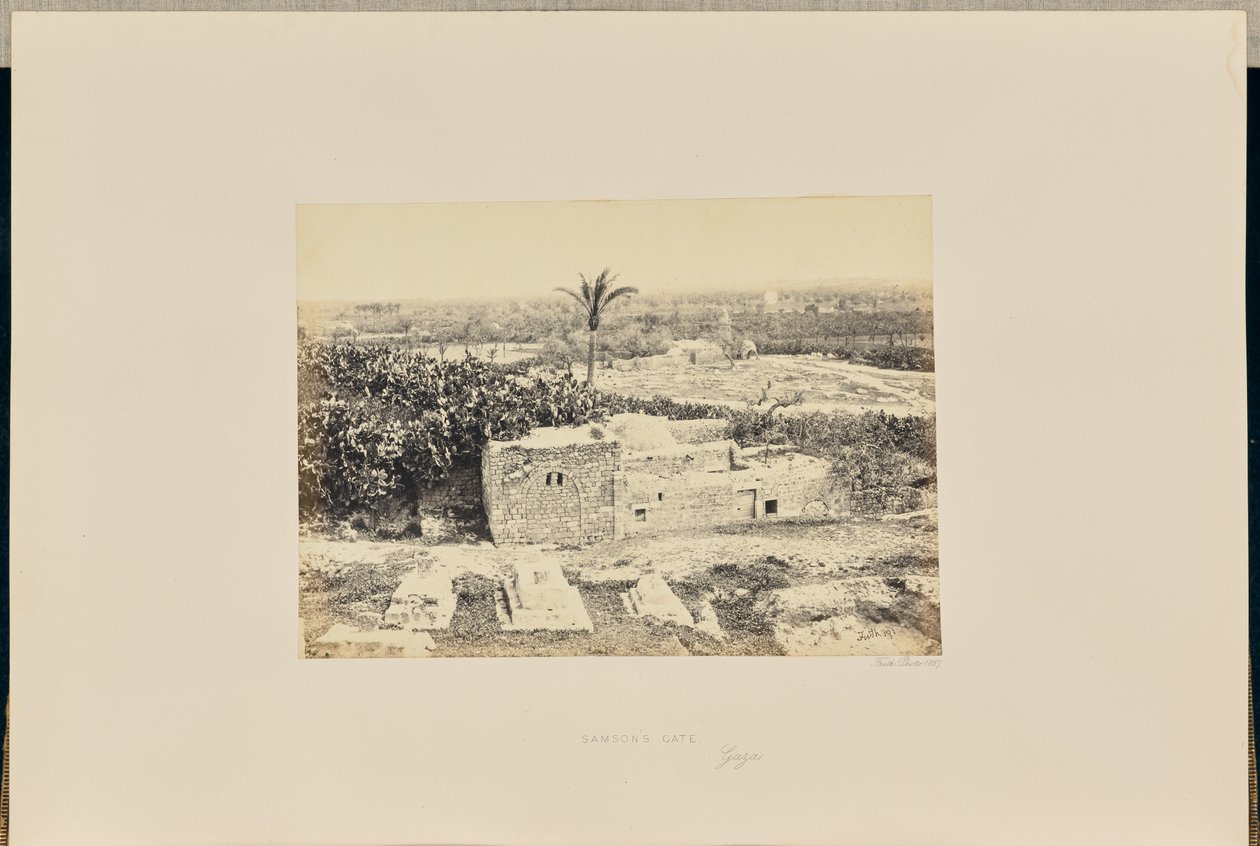 Porta de Sansão, Gaza de Francis Frith