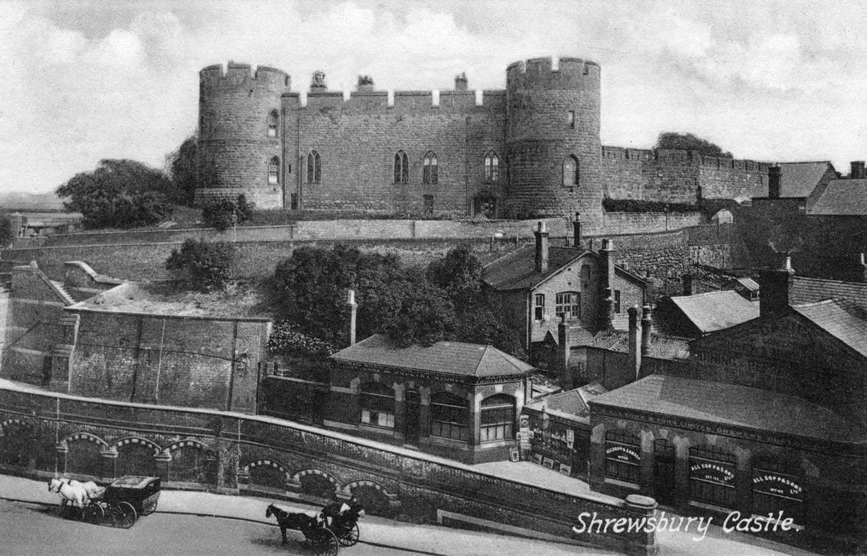Castelo de Shrewsbury, Shrewsbury, Shropshire, c1900s-c1920s. de Francis Frith