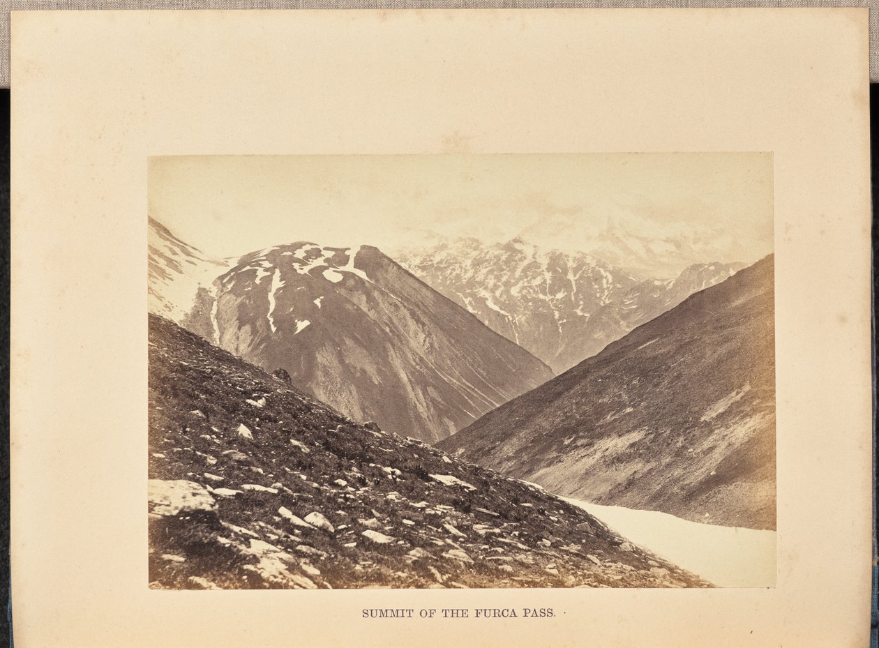 Cume do Passo da Furca de Francis Frith