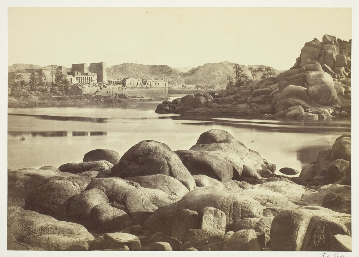 A abordagem de Philae de Francis Frith