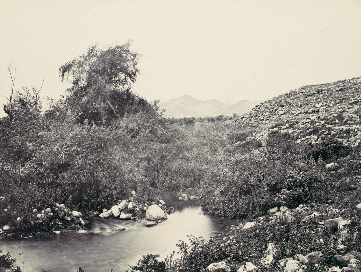 A Fonte de Jerico e Provável Local da Cidade, c. 1857. de Francis Frith