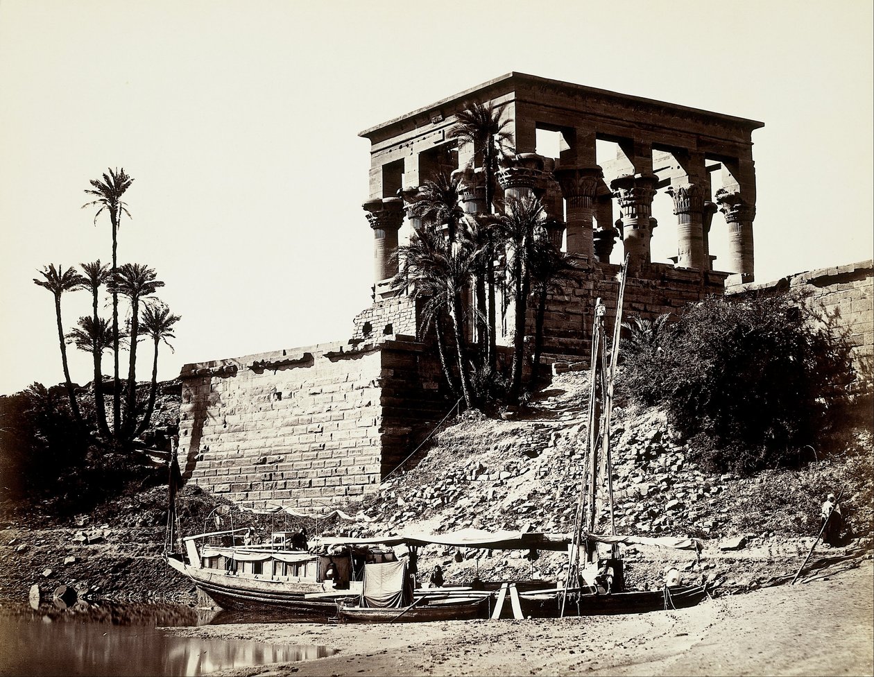 O Templo de Hypaethral, Philae (Egito) de Francis Frith