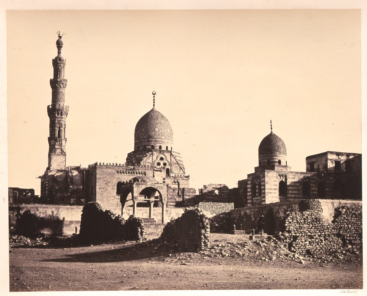 A mesquita de Kaitbey de Francis Frith