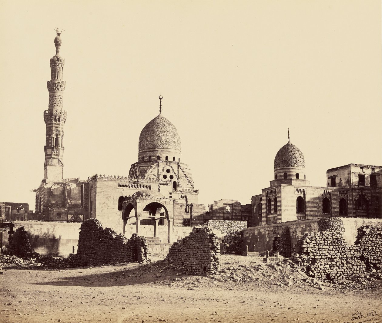 A mesquita de Kaitbey de Francis Frith