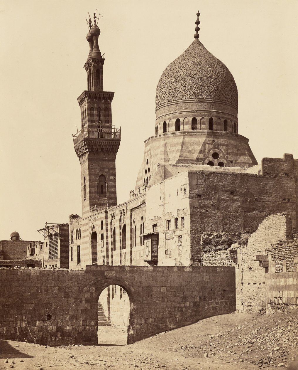 A mesquita do emir Akhur de Francis Frith