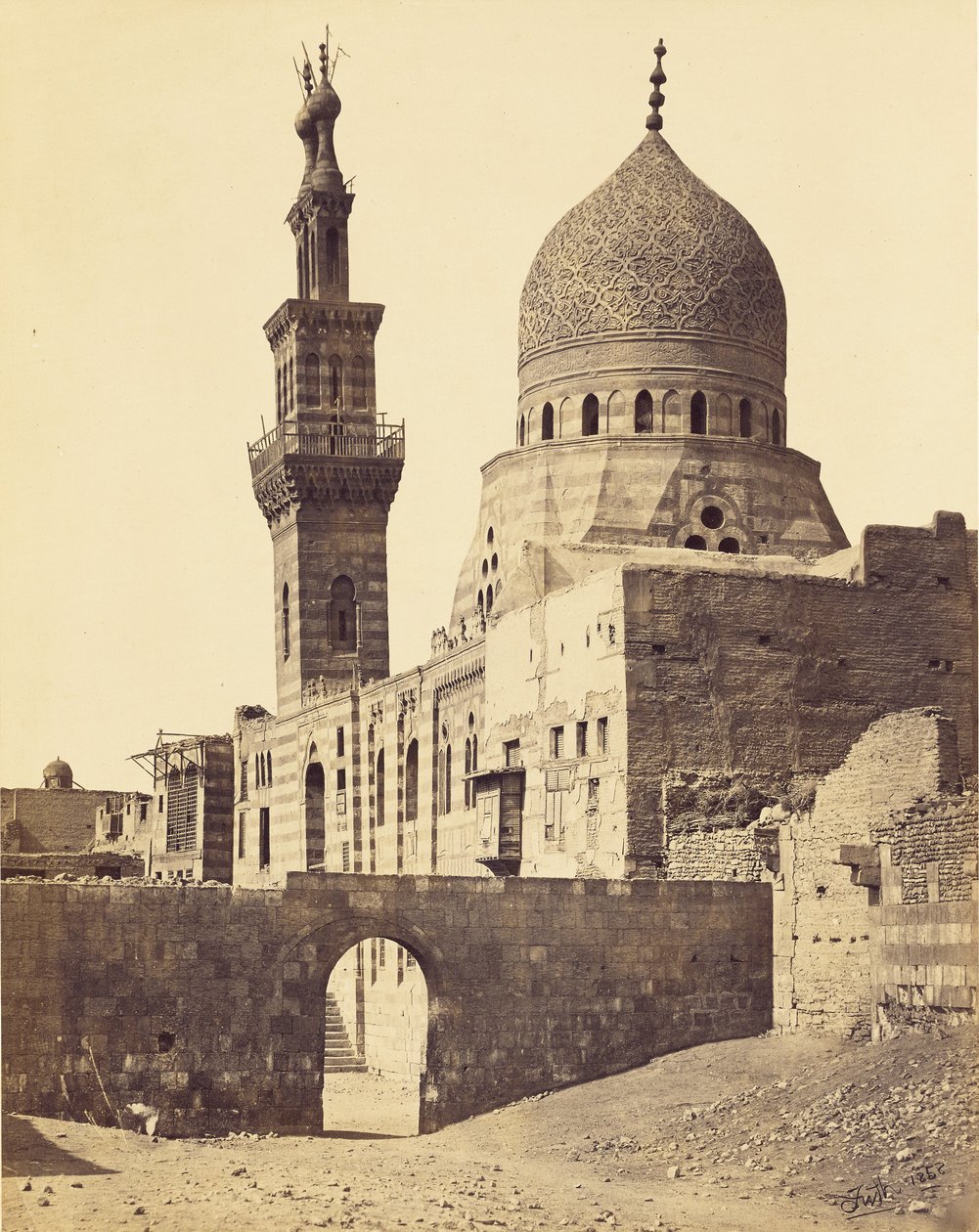 A mesquita do emir Akhoor, Cairo de Francis Frith