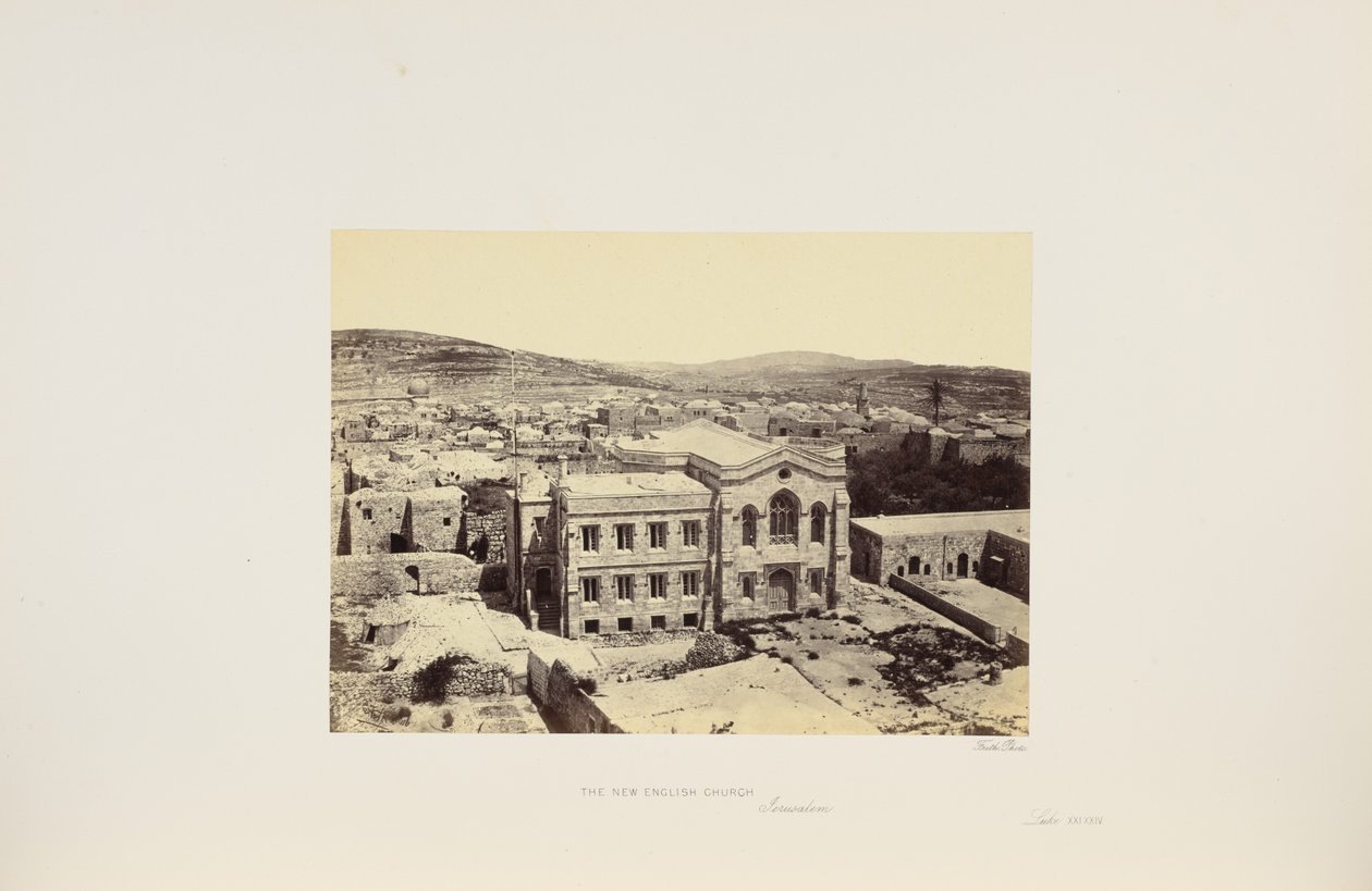 A nova igreja inglesa, Jerusalém de Francis Frith