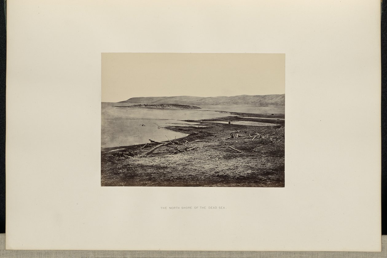 A margem norte do Mar Morto de Francis Frith