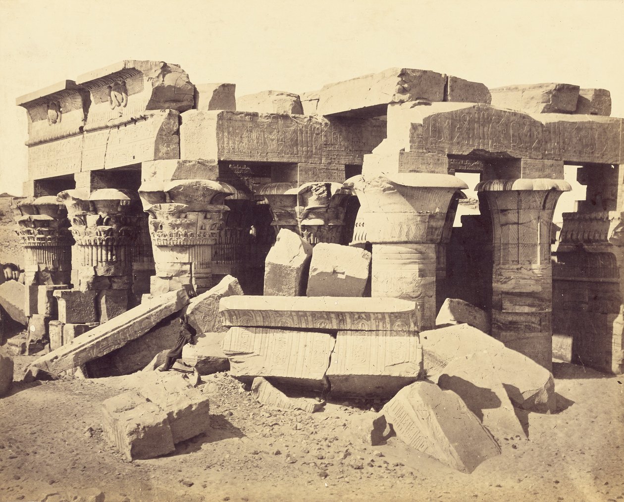 O templo de Kom Ombo de Francis Frith