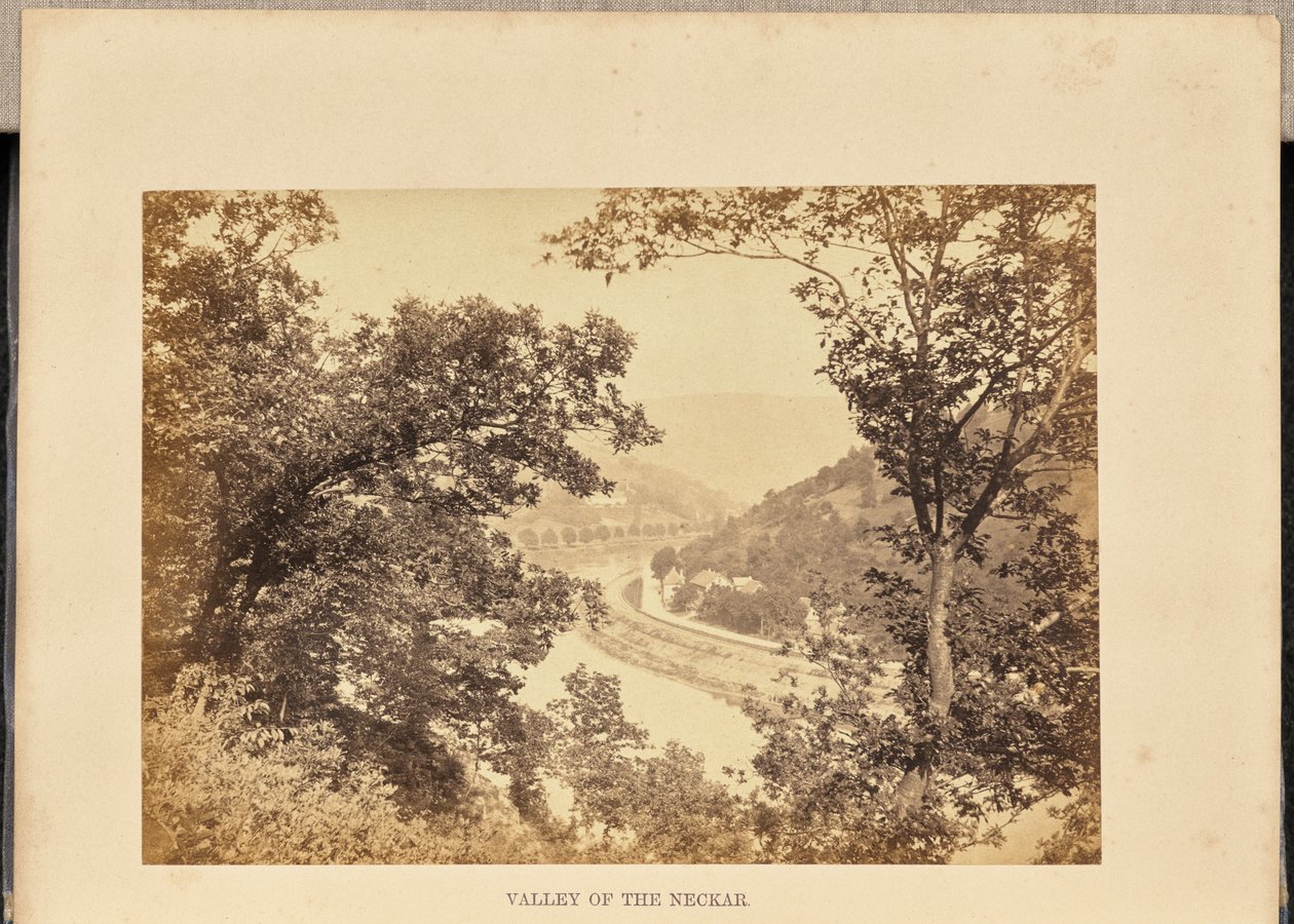 Vale do Neckar de Francis Frith