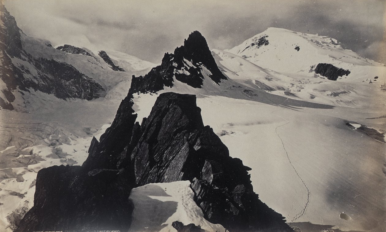 Vista do Monte Branco de Francis Frith
