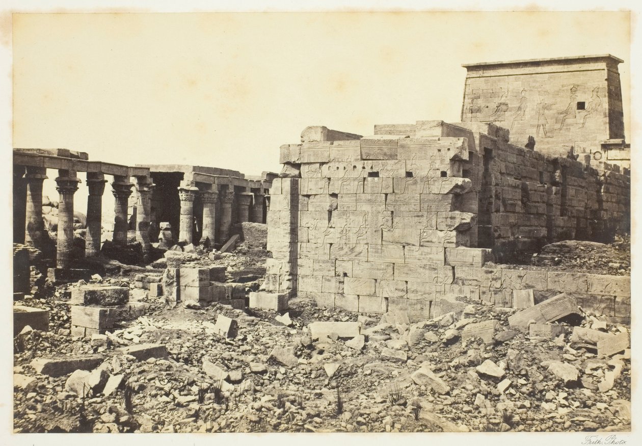 Vista na ilha de Philae | Francis Frith | Impressão de arte