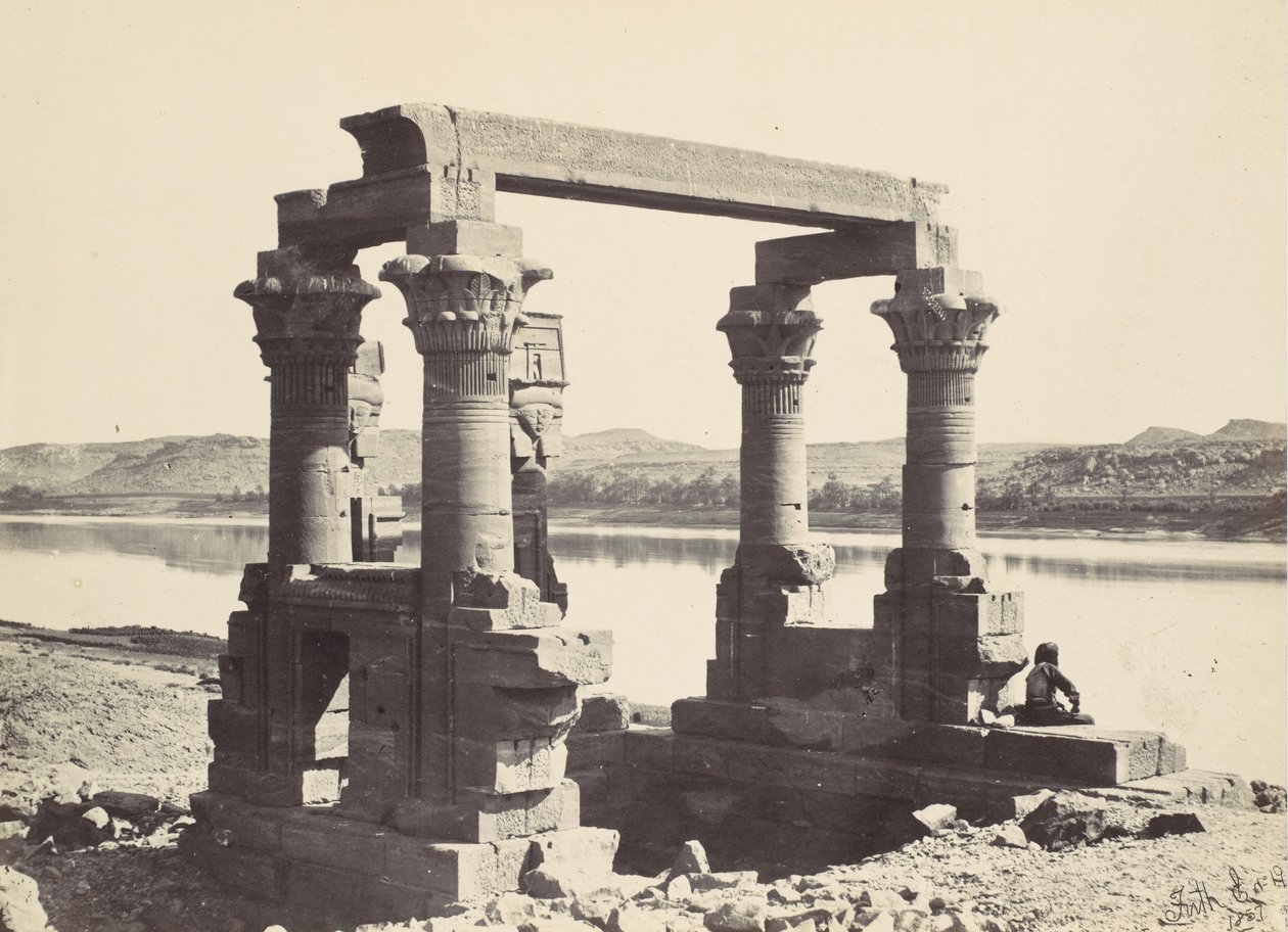 Defeitos de Kardassa, Núbia, 1857. de Francis Frith