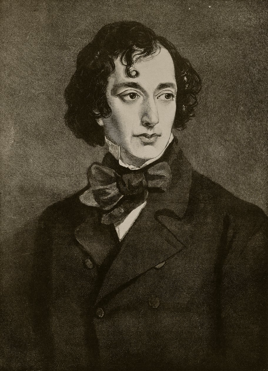Retrato de Benjamin Disraeli, ilustração da &39;Hutchinson&39;s Story of the British Nation&39;, c.1923 de Francis Grant