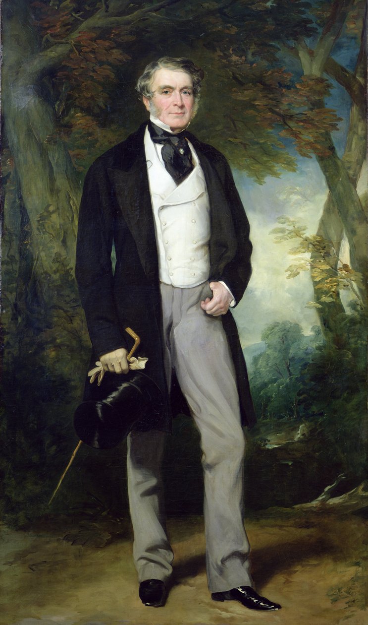 Retrato de William Beckett (óleo sobre tela) de Francis Grant