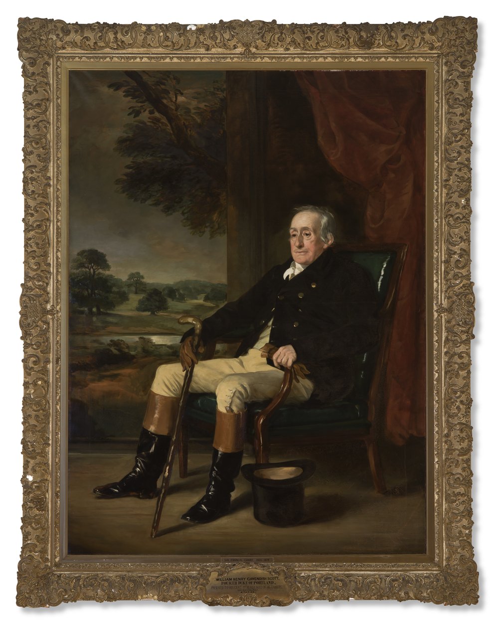 Retrato de William Henry Cavendish-Bentinck-Scott, 4º Duque de Portland, 1852 de Francis Grant