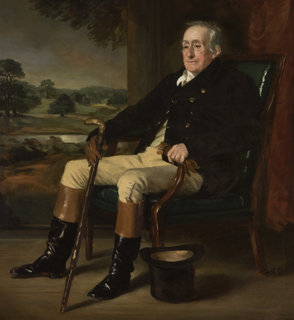 Retrato de William Henry Cavendish-Bentinck-Scott, 4º Duque de Portland, 1852 de Francis Grant