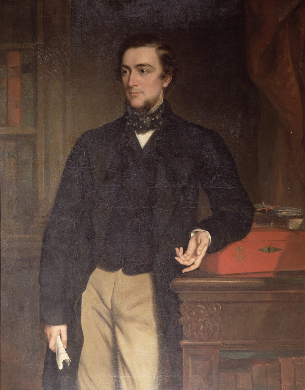 Sidney, Lorde Herbert de Lea, 11º Conde de Pembroke (1810-61) de Francis Grant