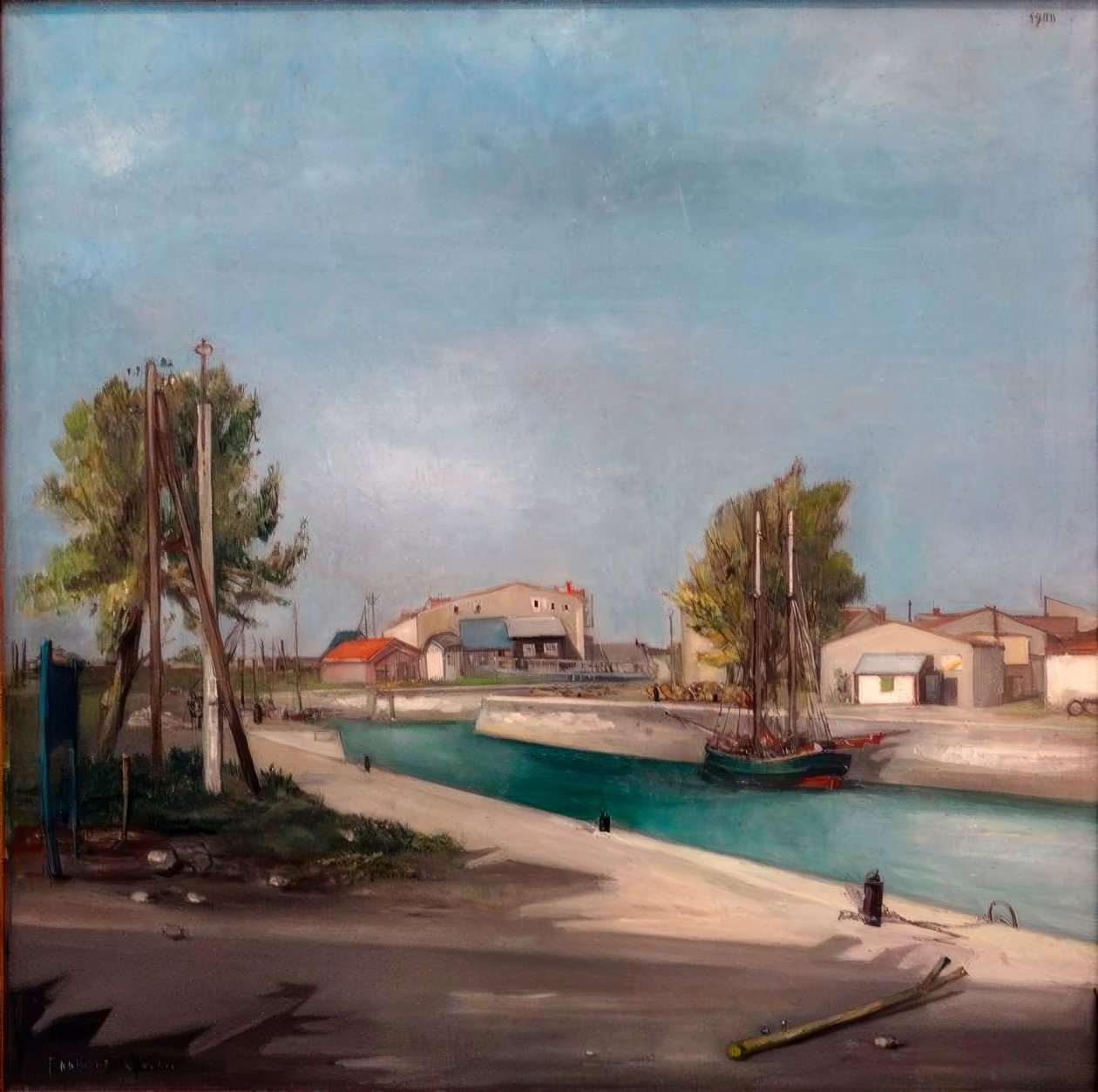 Paisagem da Ilha de Ré de Francis Gruber