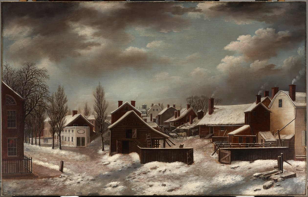 Cena de Inverno em Brooklyn de Francis Guy