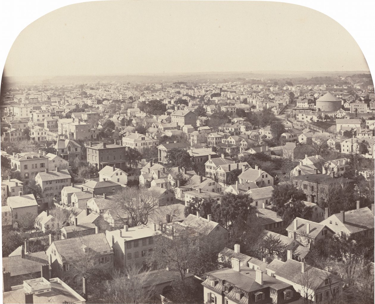 Olhando a noroeste da Westminster Street, Providence de Francis Hacker