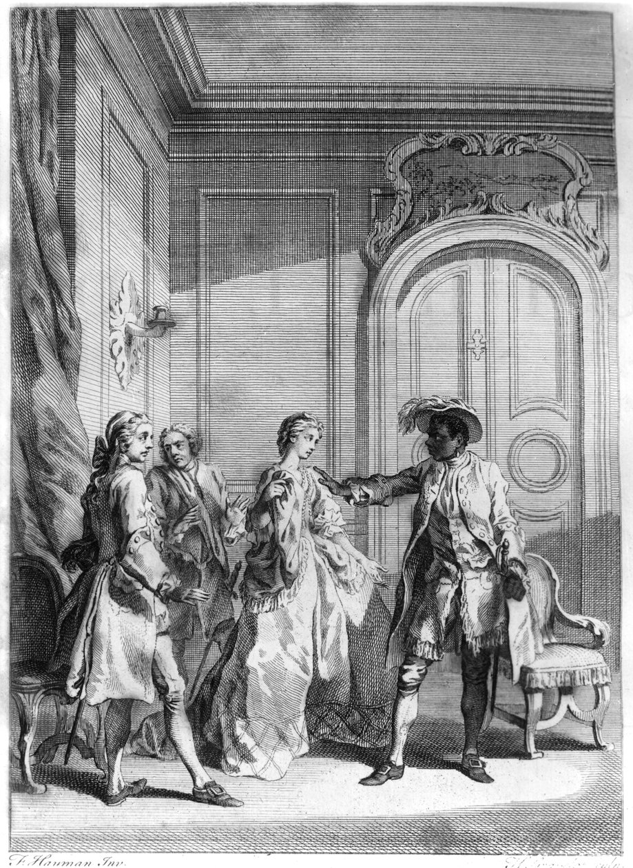 Cena de &39;Otelo&39; por William Shakespeare (1564-1616) gravada por Hubert Gravelot (1699-1773) de Francis Hayman
