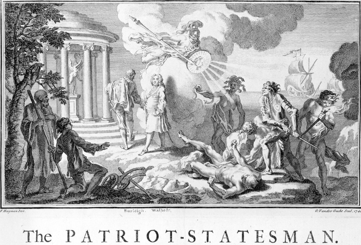 O Estadista Patriota, 1740 de Francis Hayman