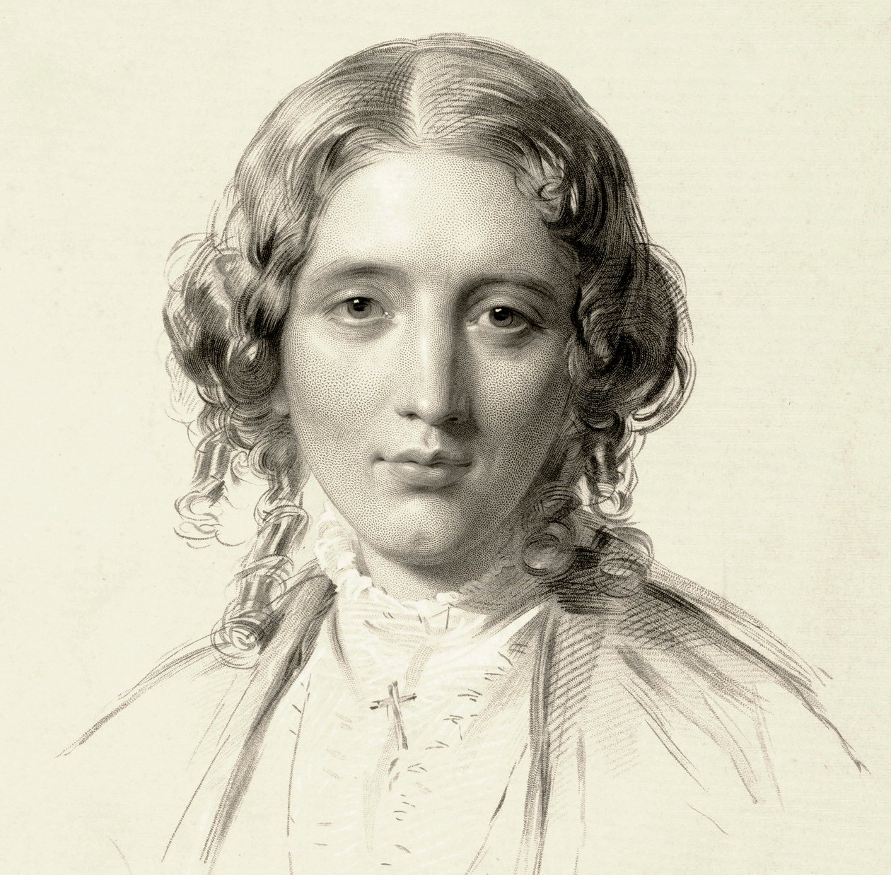 Retrato de Harriet Beecher Stowe de Francis Holl
