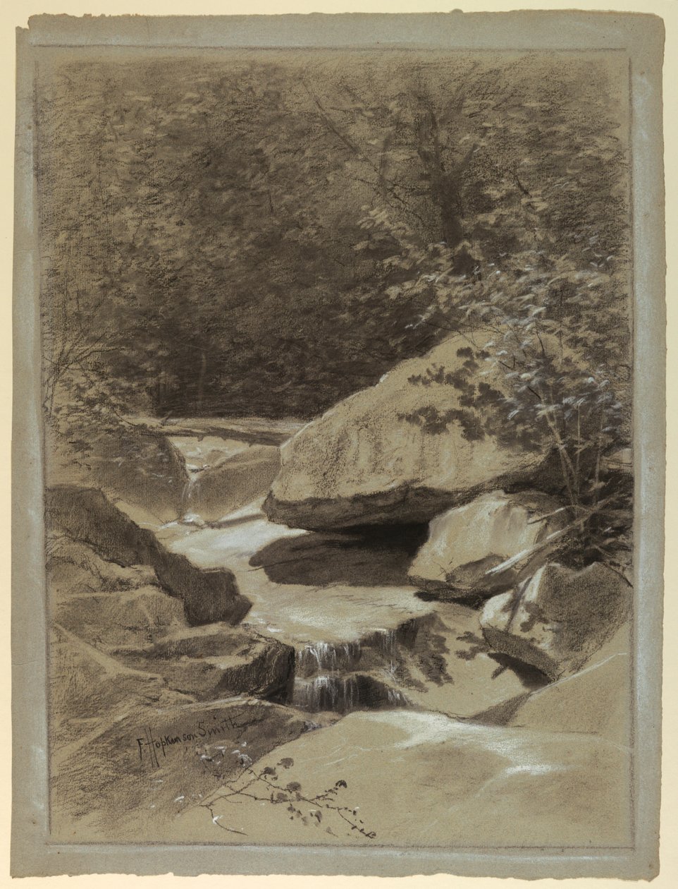 Um córrego da montanha de Francis Hopkinson Smith