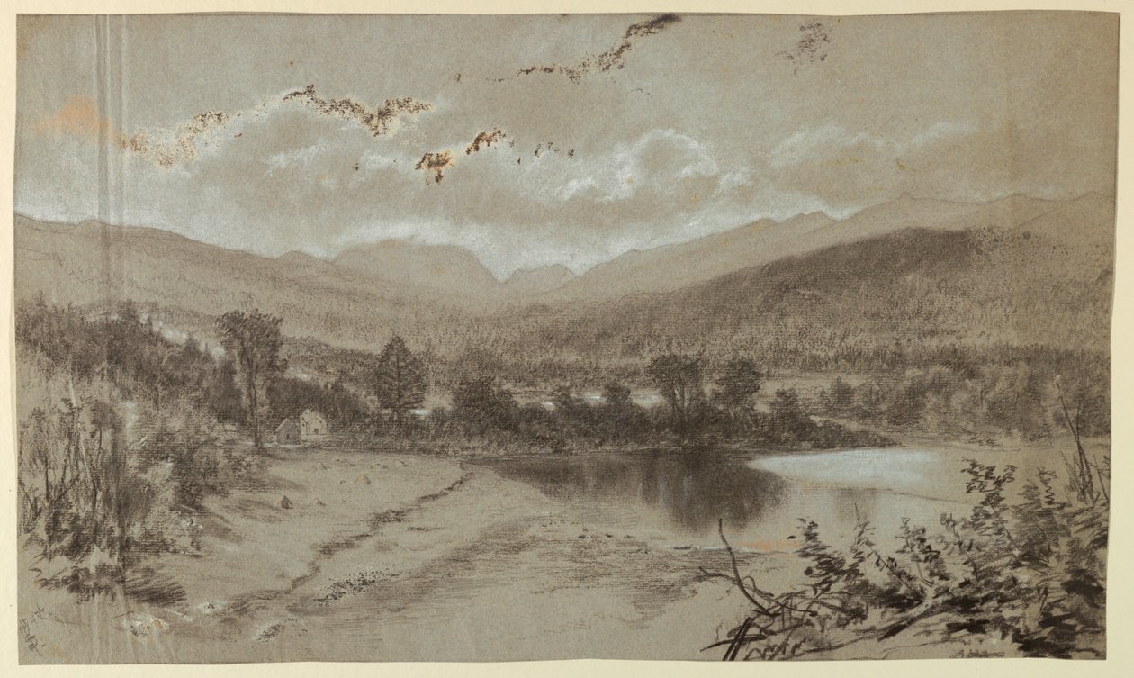 Paisagem com três edifícios de Francis Hopkinson Smith