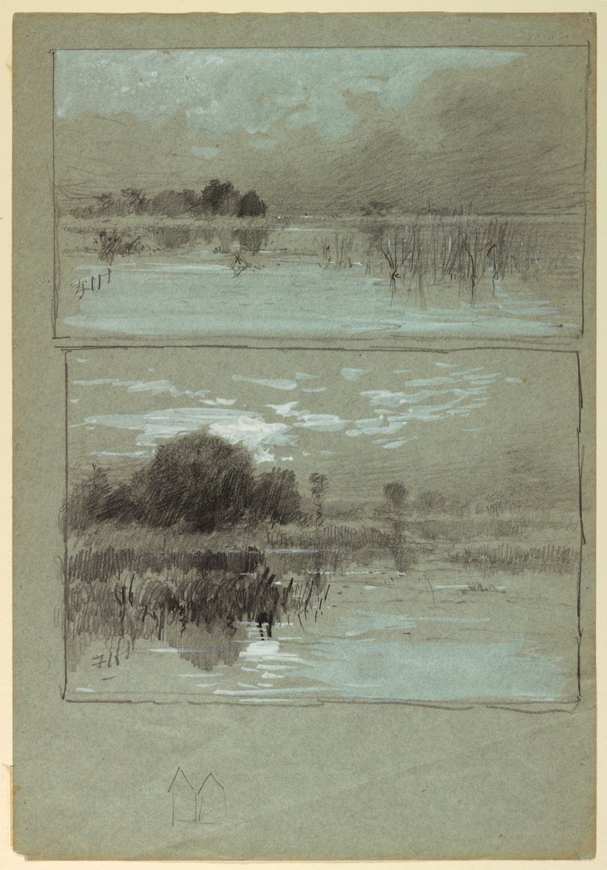 Estudo do lago de Francis Hopkinson Smith