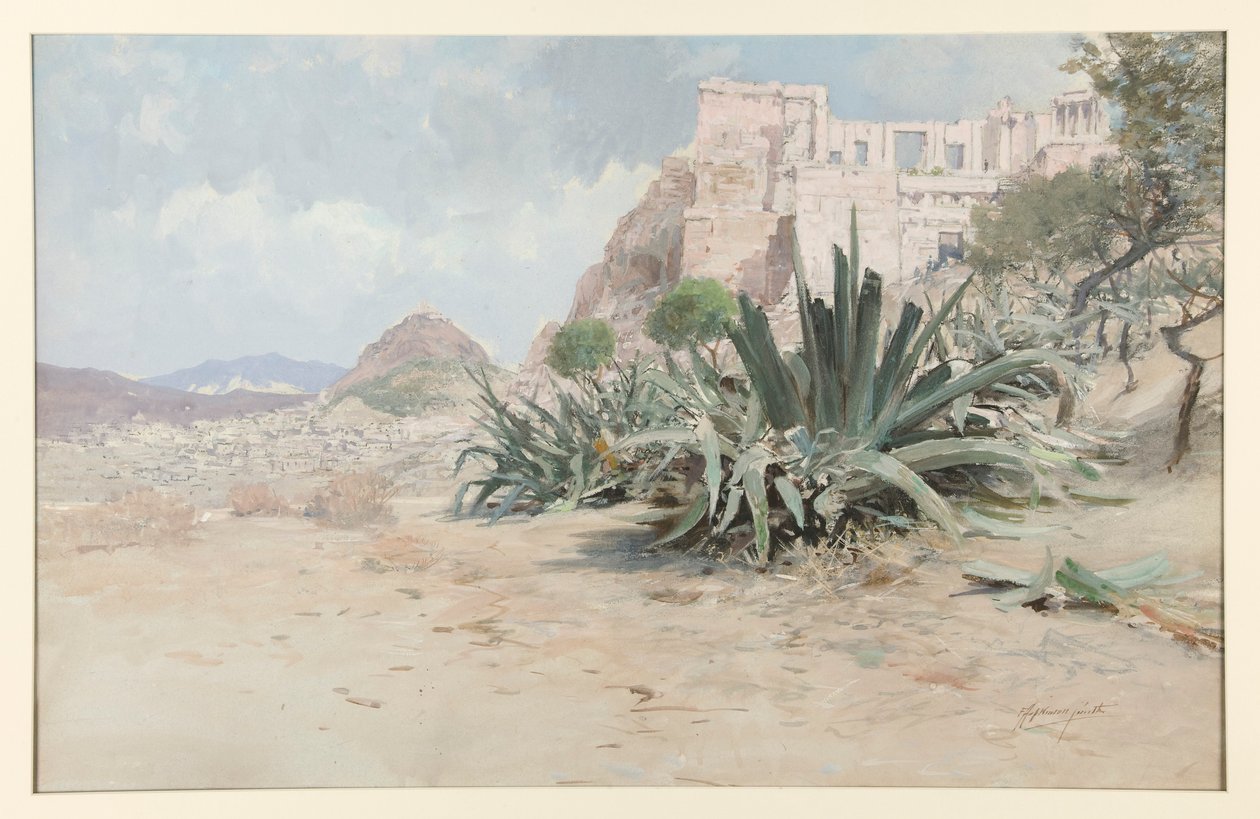 A abordagem da Acrópole de Francis Hopkinson Smith