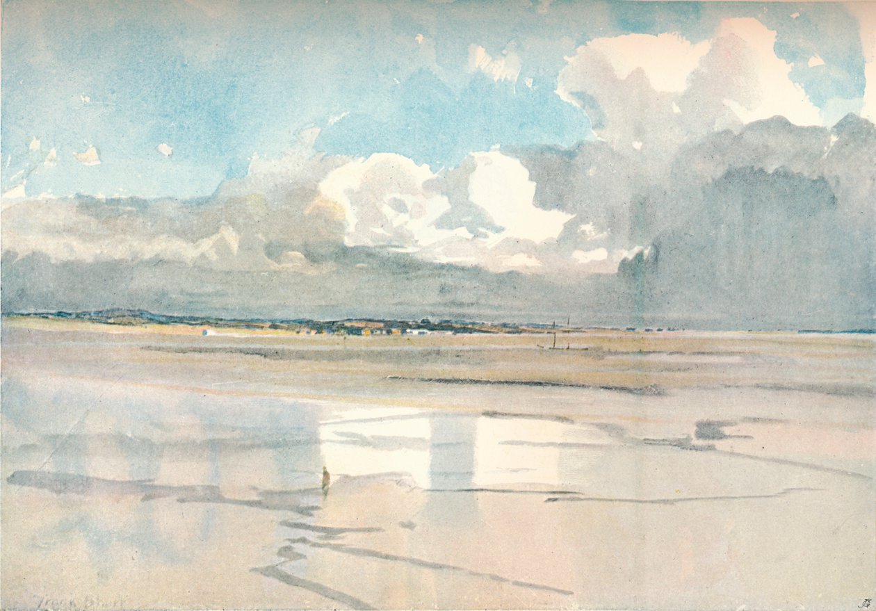 O estuário do Dee, c1877-1906, 1906 de Francis Job Short