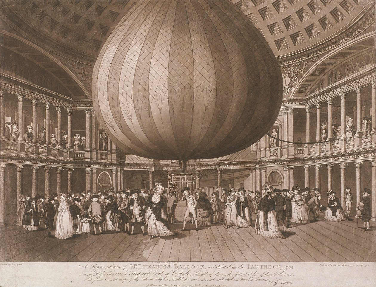 O interior do Panteão, Oxford Street, Londres, 1785 de Francis Jukes