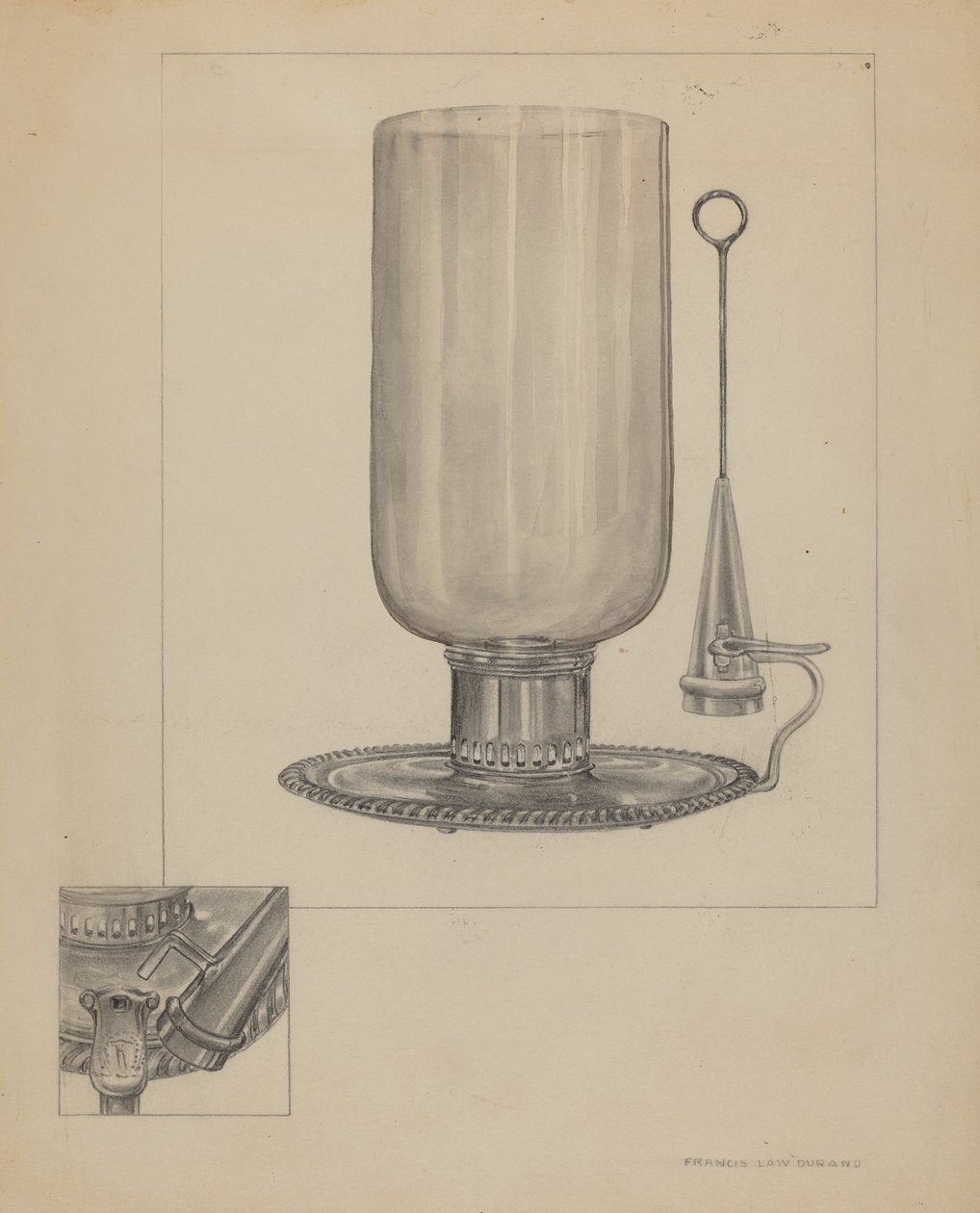 Castiçal de Francis Law Durand