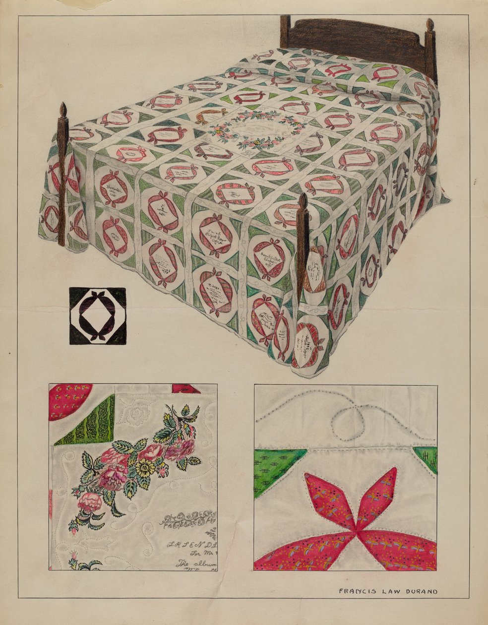 Colcha de Francis Law Durand