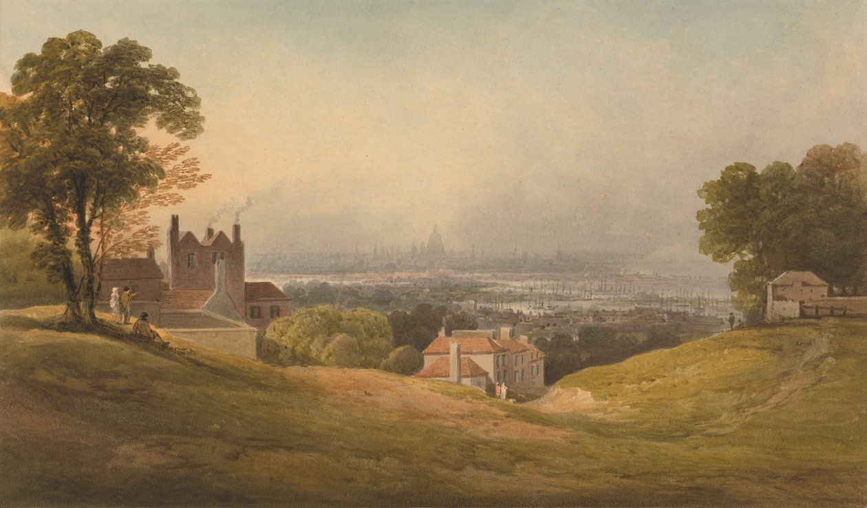 Londres de Blackheath de Francis Nicholson
