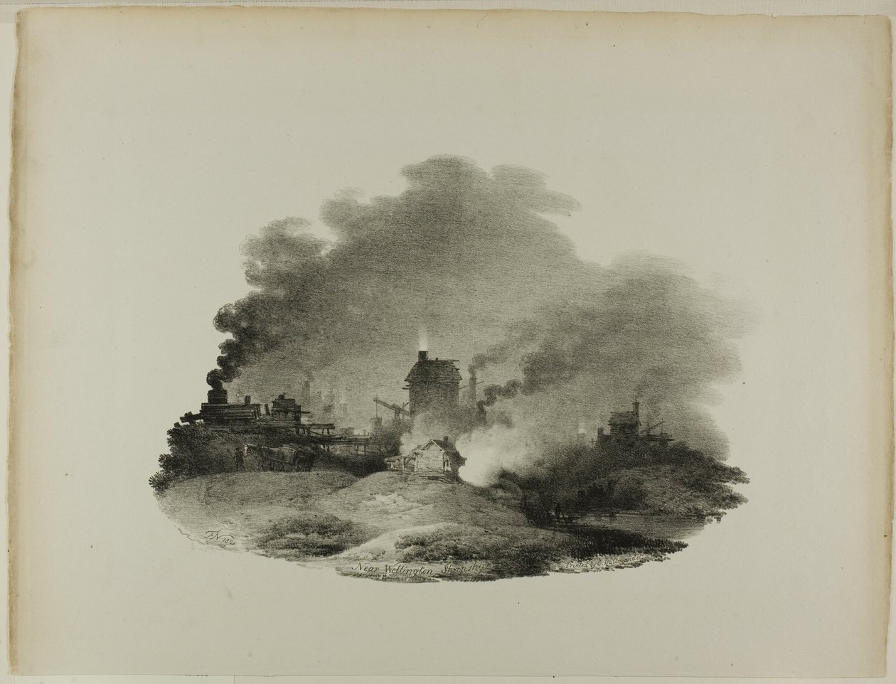 Perto de Wellington, Shropshire de Francis Nicholson