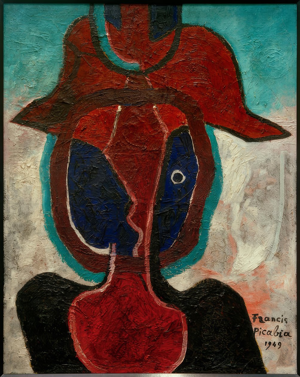 Uma figura sombria de Francis Picabia