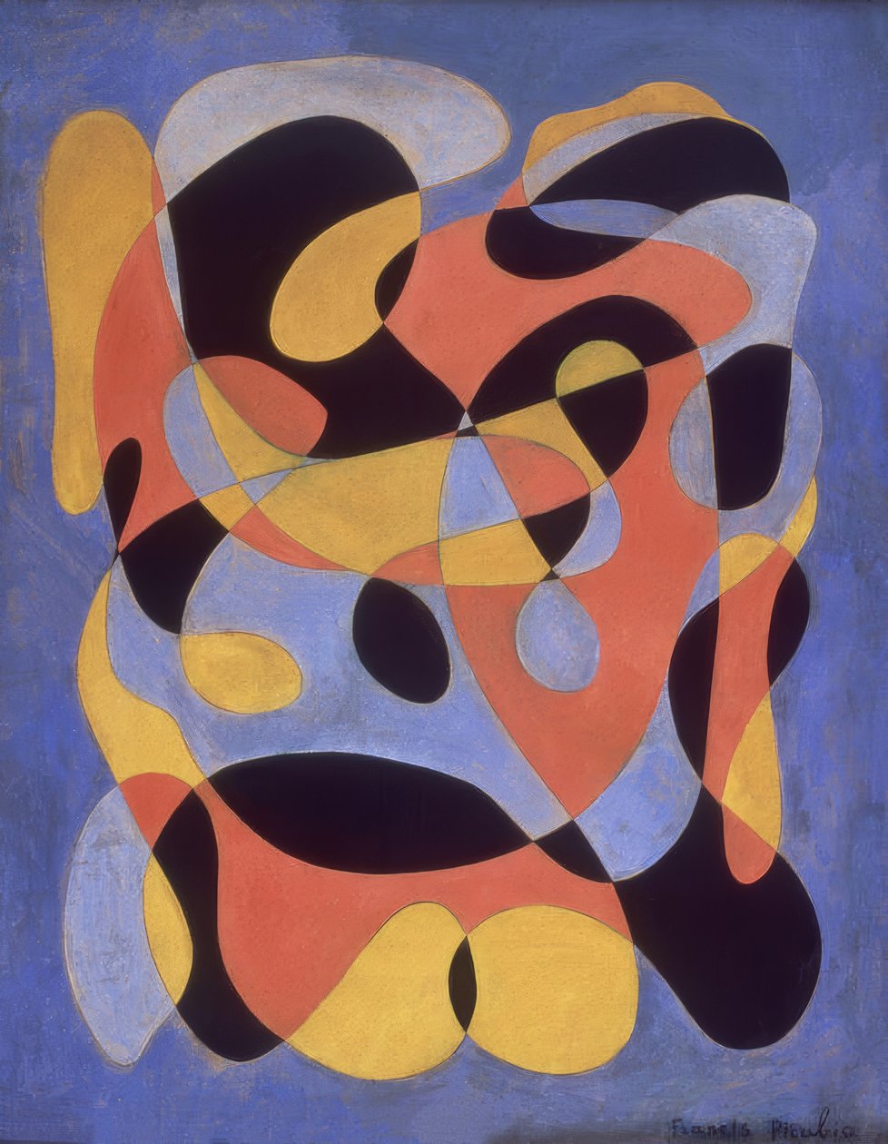 Composição abstrata de Francis Picabia